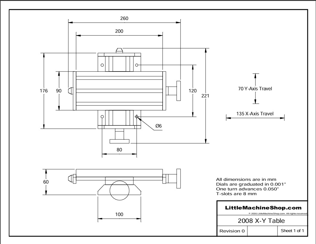 Precision X-Y Table Assembly | LittleMachineShop.com