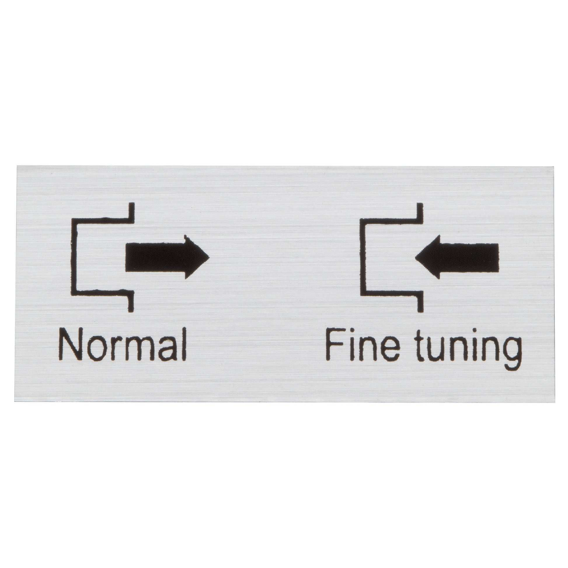 Label, Normal/Fine Feed