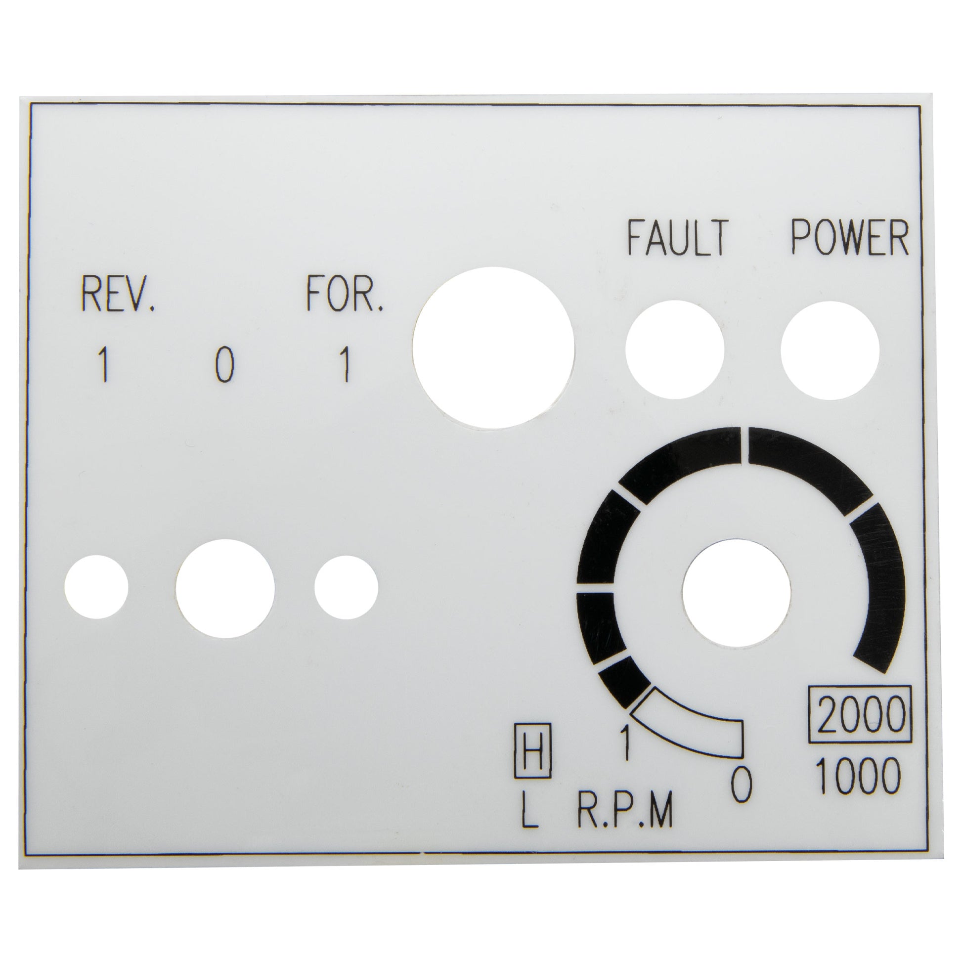 Label, Control Panel, Micro Mill