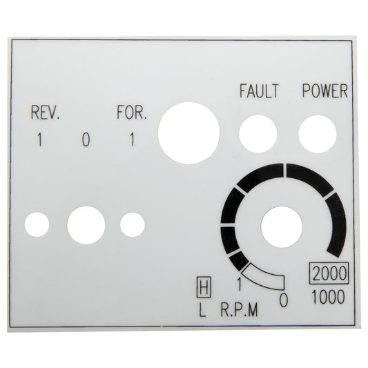 Label, Control Panel, Micro Mill