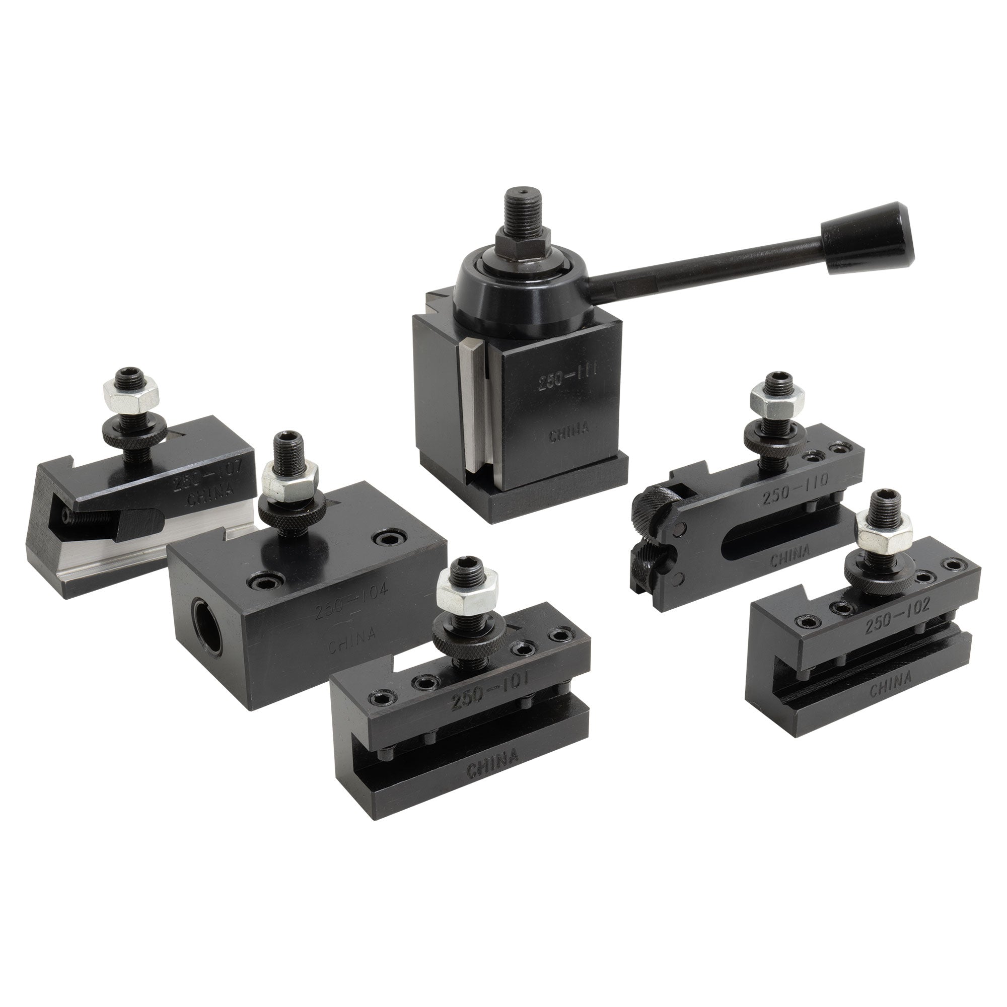 Quick Change Tool Post Set, AXA – LittleMachineShop.com