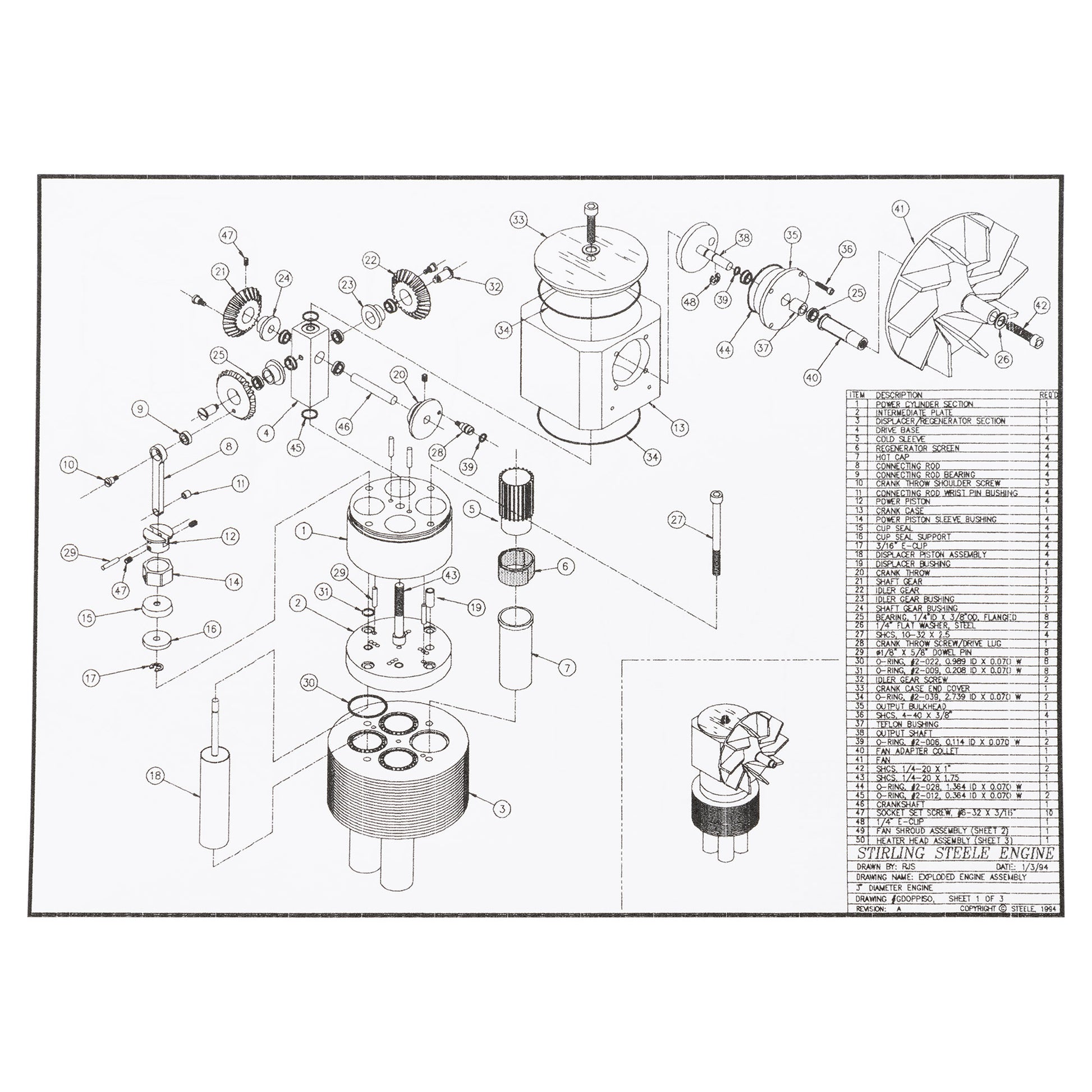 Stirling-Steele Engine Plans