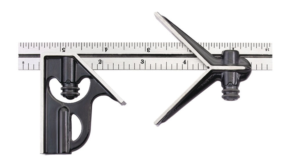Combination Square Set, 6" 4R, Starrett