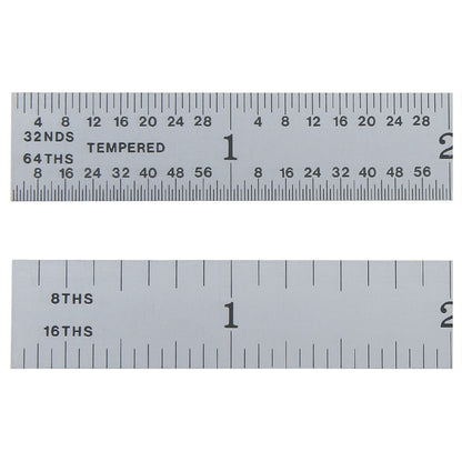 Rule, Steel, 6" 4R Flexible, PEC