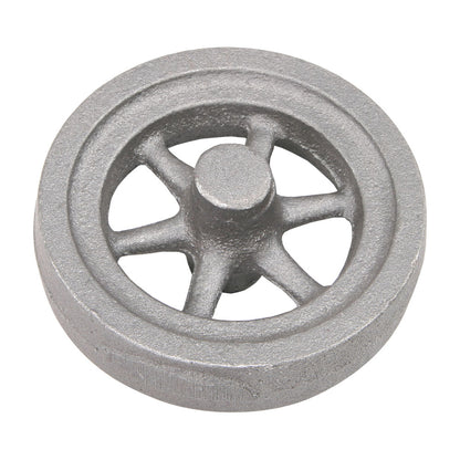 Flywheel, 3" Diameter, 6 Heavyweight Straight Spokes