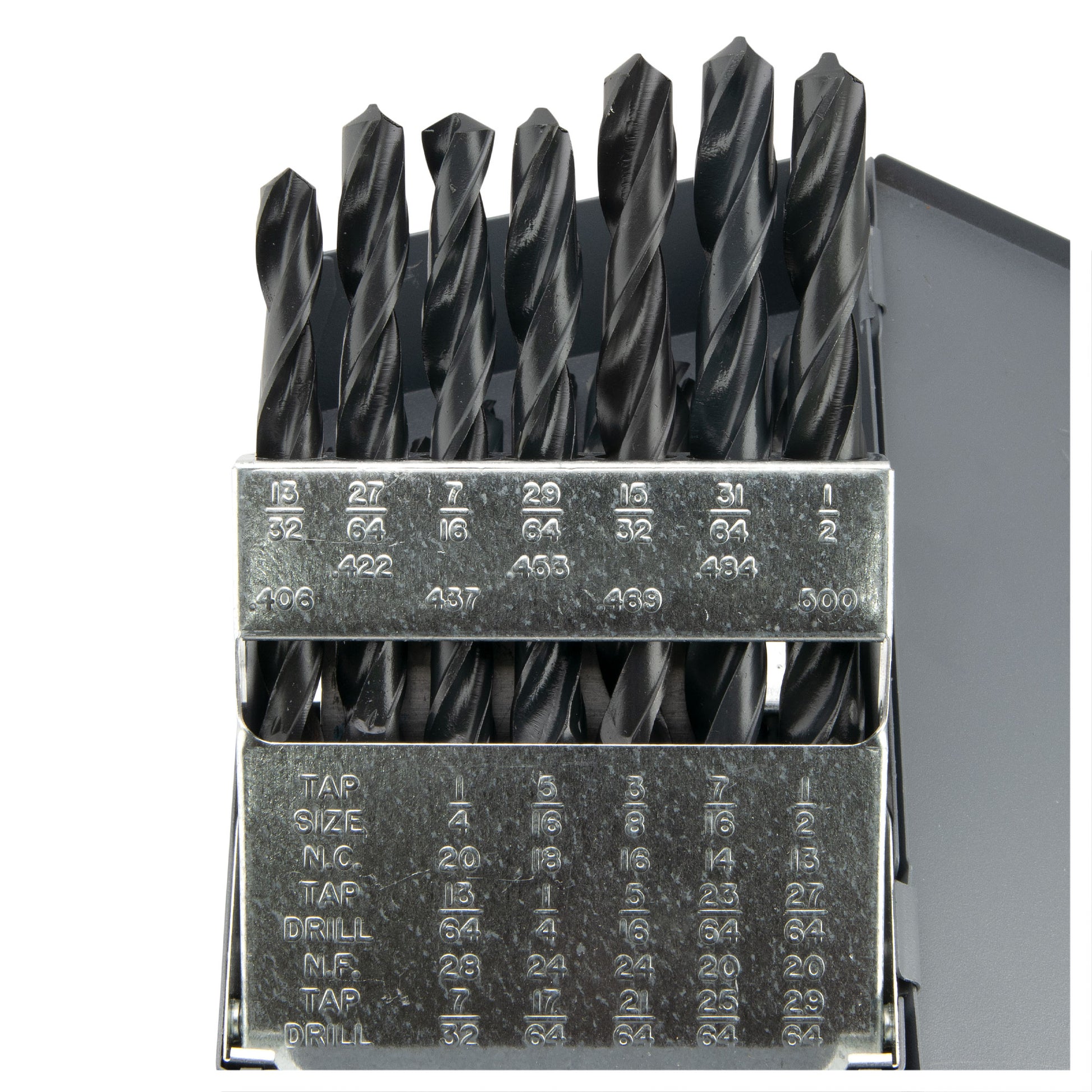 Drill Set, 29 Piece Jobber Length HSS