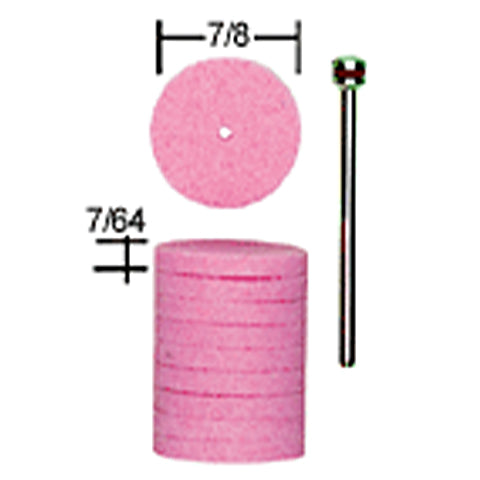 Grinding Wheels, Aluminum Oxide for Rotary Tools, 10 Count CLOSEOUT - LittleMachineShop.com