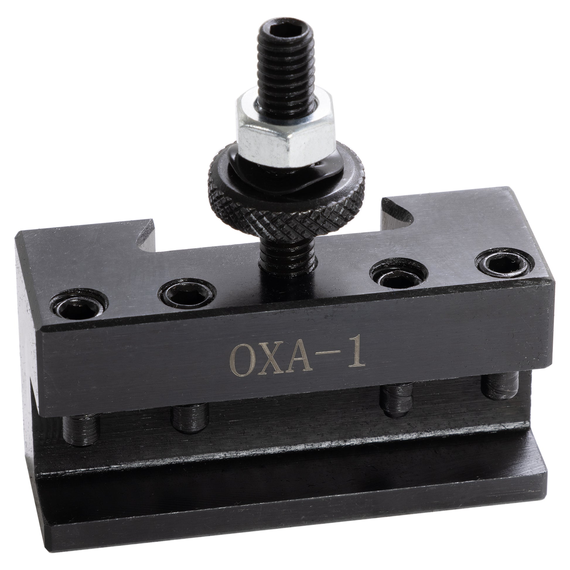 Quick Change Tool Post Set, 0XA, Mini Lathe, 4-Degree Cut-Off Premium - Turning & Facing Tool - LittleMachineShop.com