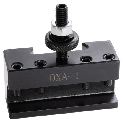 Quick Change Tool Post Set, 0XA, Mini Lathe, 4-Degree Cut-Off Premium - Turning & Facing Tool - LittleMachineShop.com