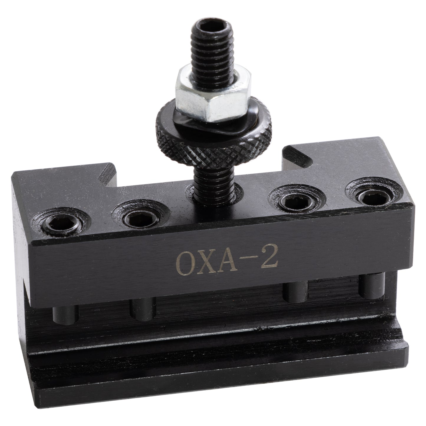 Quick Change Tool Post Set, 0XA, Mini Lathe, 4-Degree Cut-Off Premium - Boring, Turning, & Facing Tool - LittleMachineShop.com