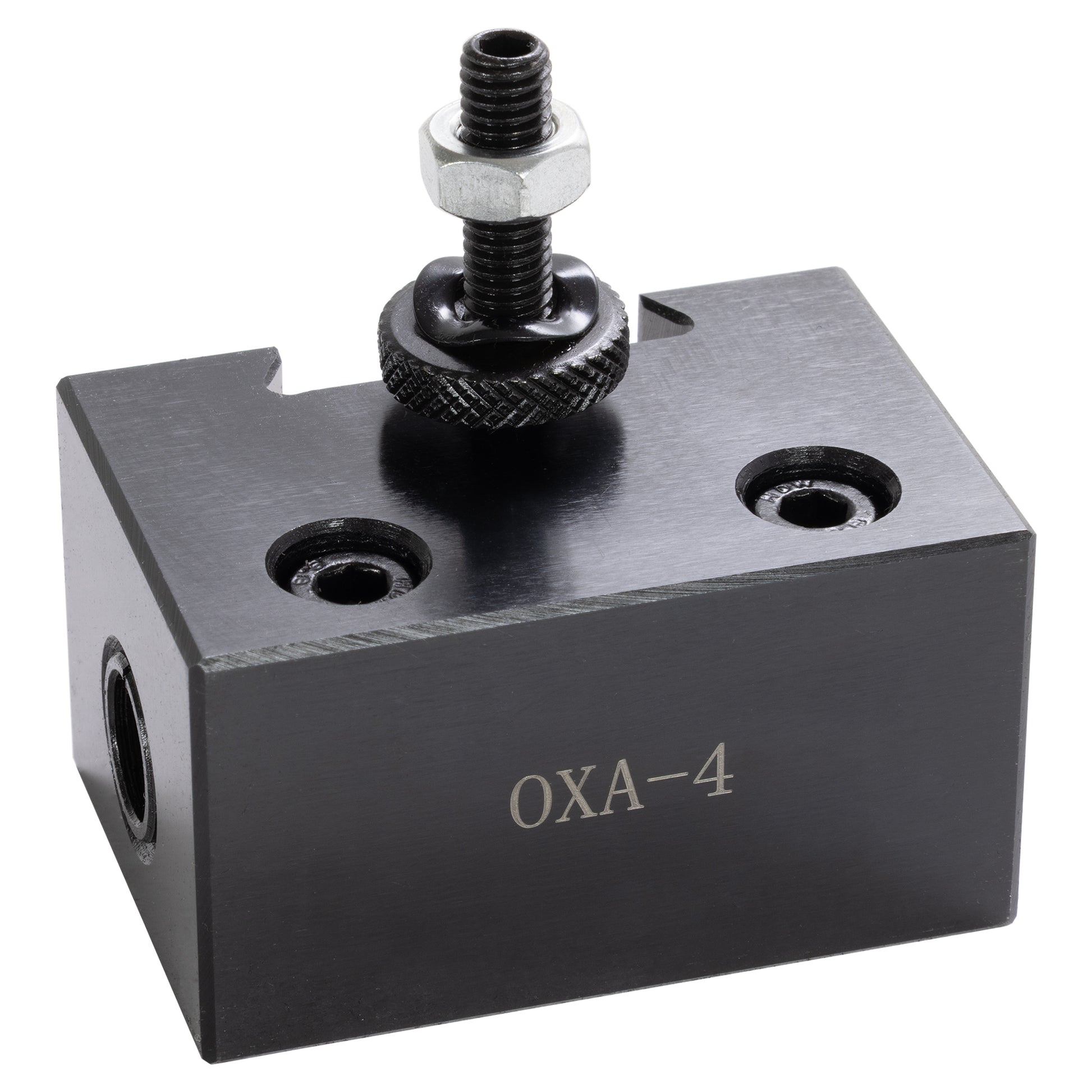 Quick Change Tool Post Set, 0XA, Mini Lathe, 4-Degree Cut-Off Premium - Boring Tool Holder - LittleMachineShop.com