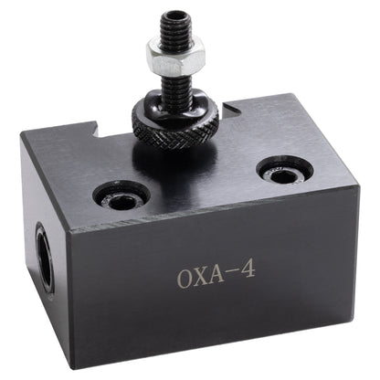 Quick Change Tool Post Set, 0XA, Mini Lathe, 4-Degree Cut-Off Premium - Boring Tool Holder - LittleMachineShop.com
