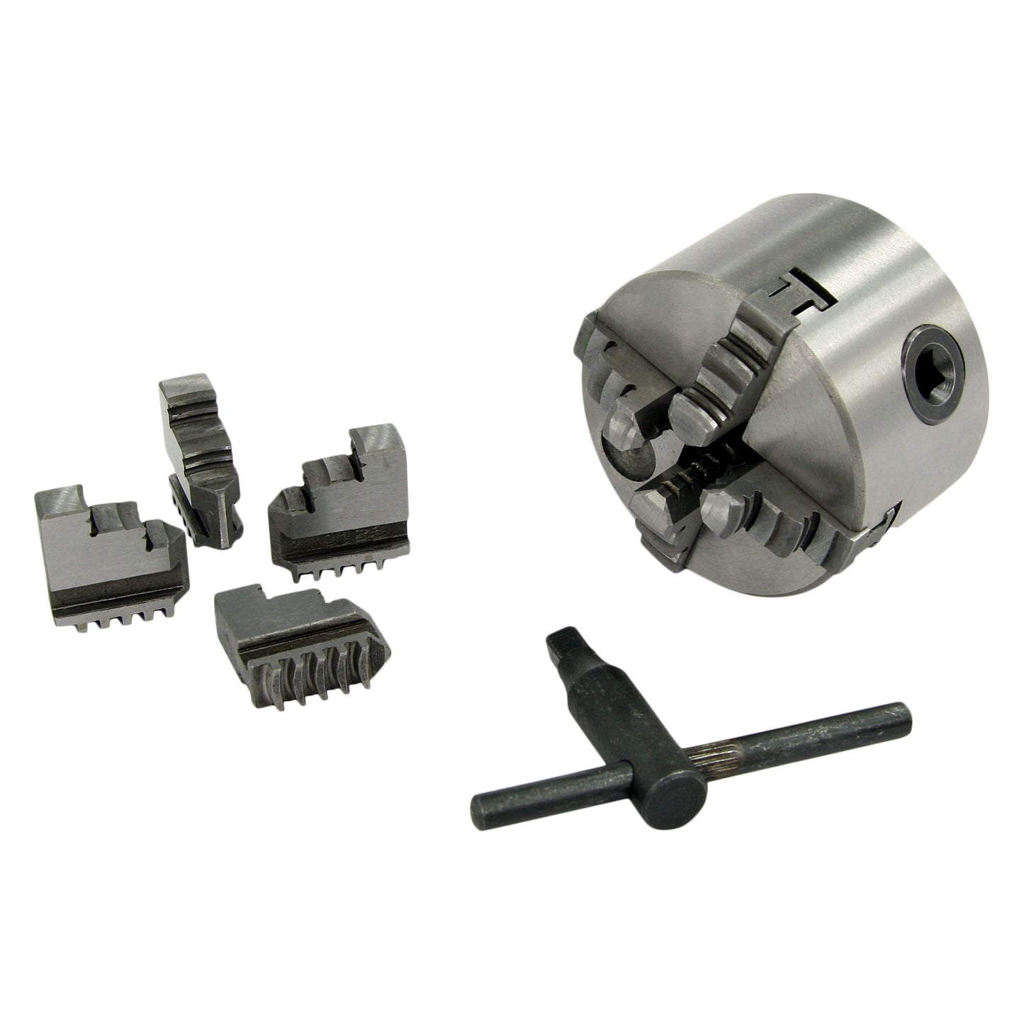 Lathe Chuck - 3", 4-Jaw, Self-Centering
