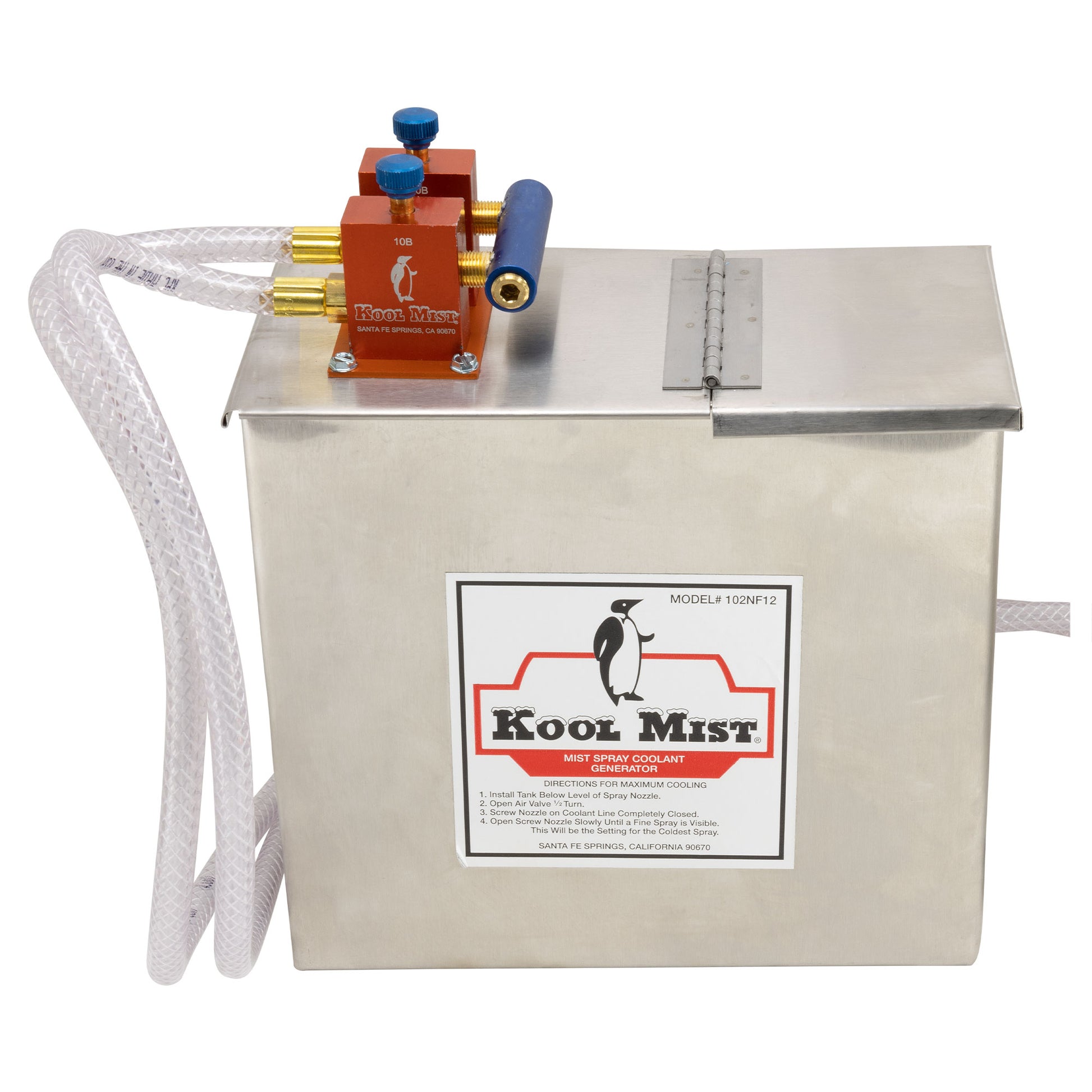 Mist Coolant System with Tank, 2 Outlets