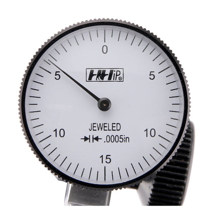 Dial Test Indicator, 0-15-0 x 0.0005" and Universal Magnetic Base