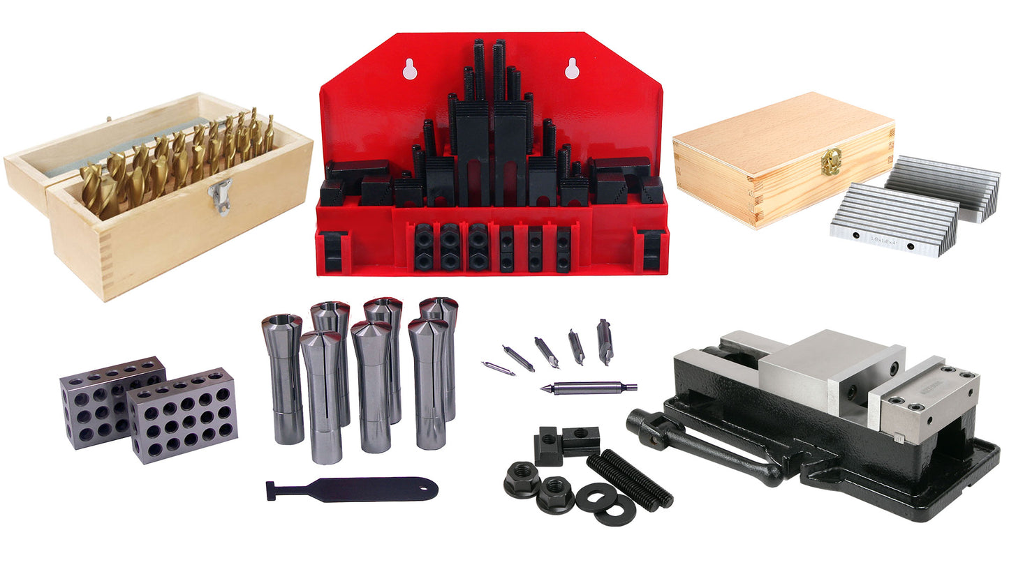 Bench Mill Tooling Package, R8 Basics