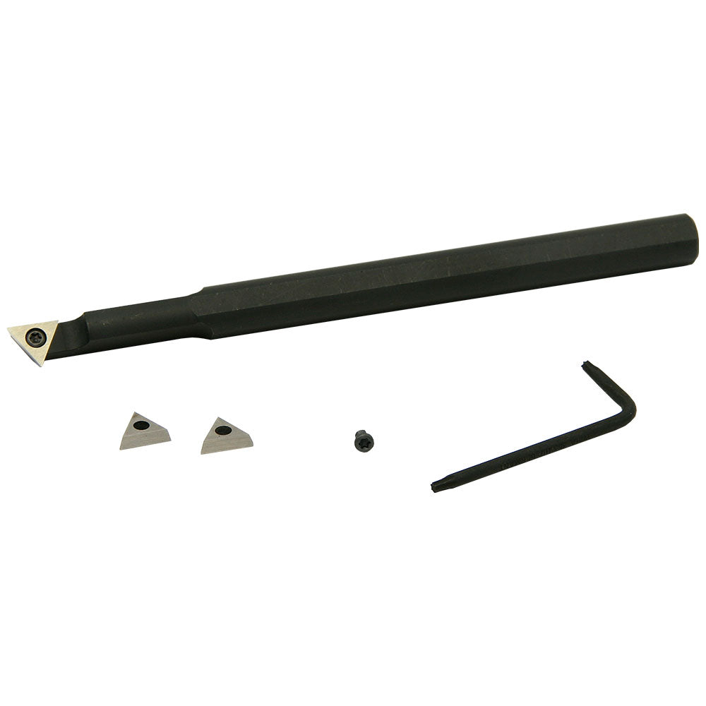 Threading Tool, Internal, 3/8" Indexable, HSS Triangle Inserts, A R Warner Kit #19