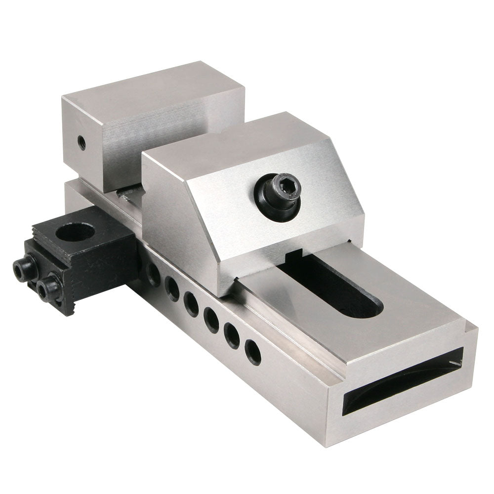 Vise, 3" Screwless with Hold Down Clamps - LittleMachineShop.com