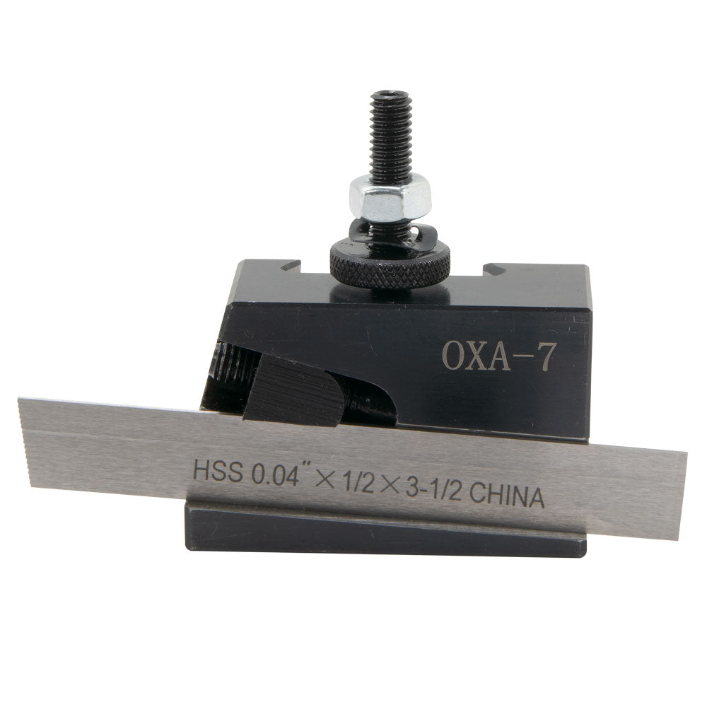Quick Change Cut-Off Tool Holder, 0XA, 4-Degree Cut-Off
