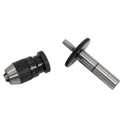 Sensitive Drill Feed and 1/8" (3 mm) Keyless Drill Chuck - Alternate View - LittleMachineShop.com