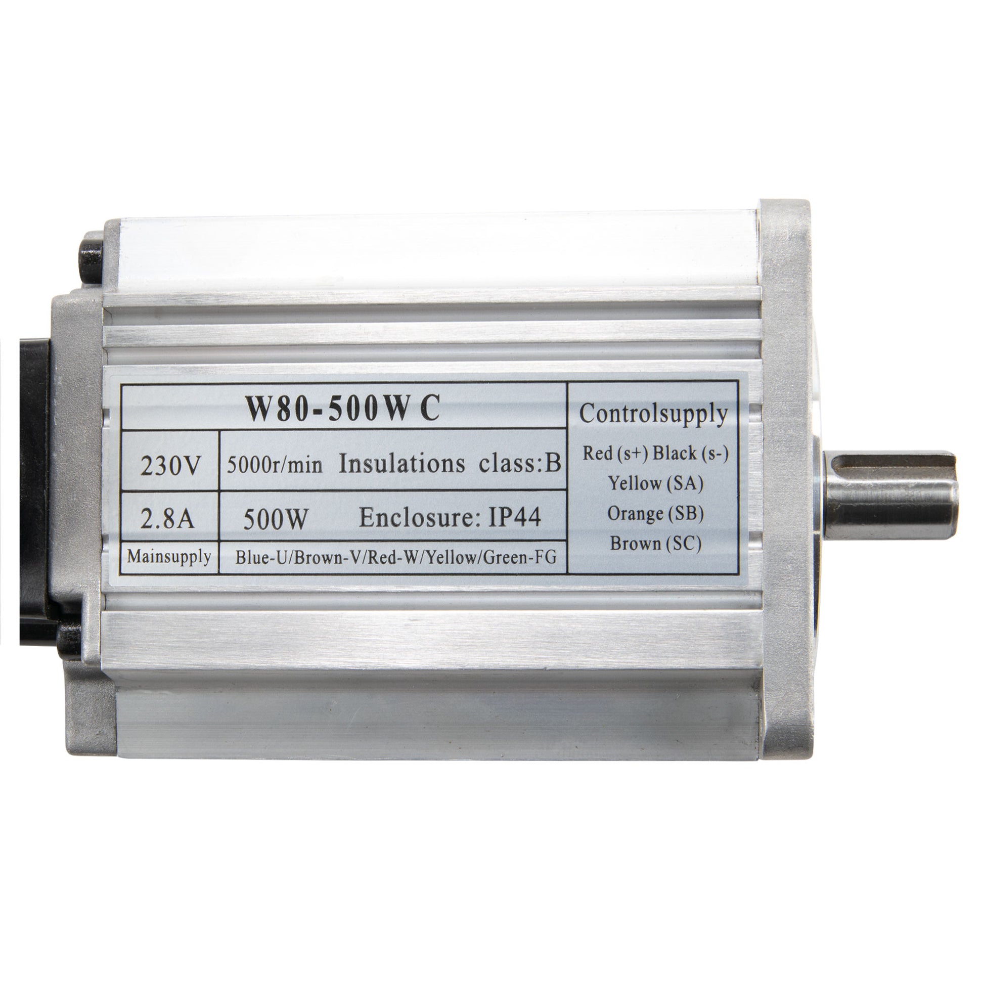 Motor, 500 Watt Brushless DC, Mini Mill