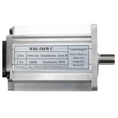 Motor, 500 Watt Brushless DC, Mini Mill