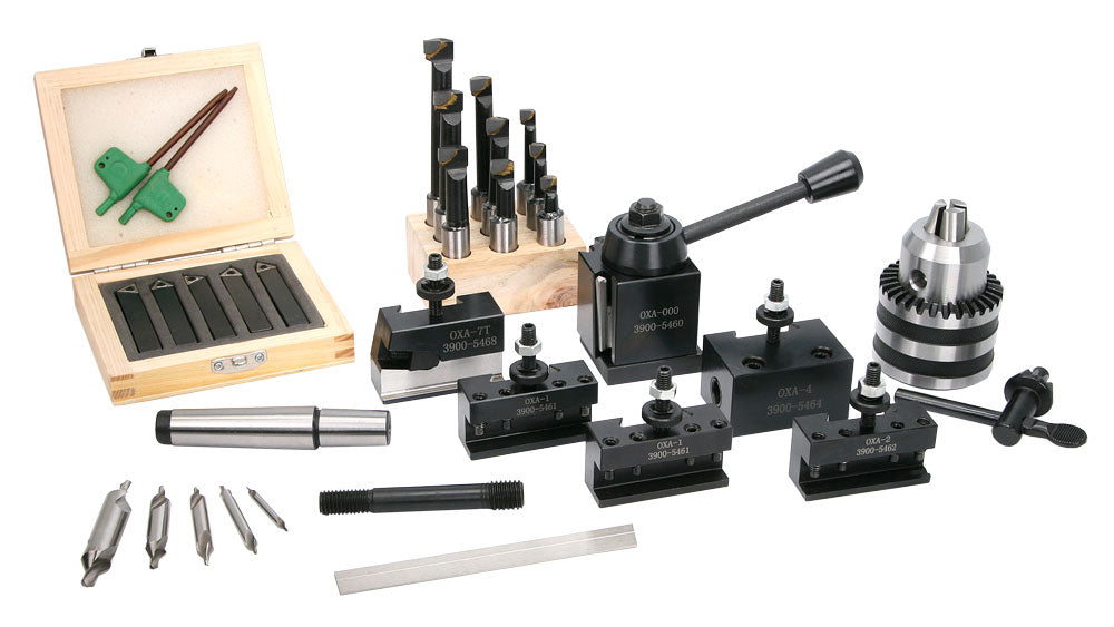 Bench Lathe Tooling Package, Basics + OXA QCTP