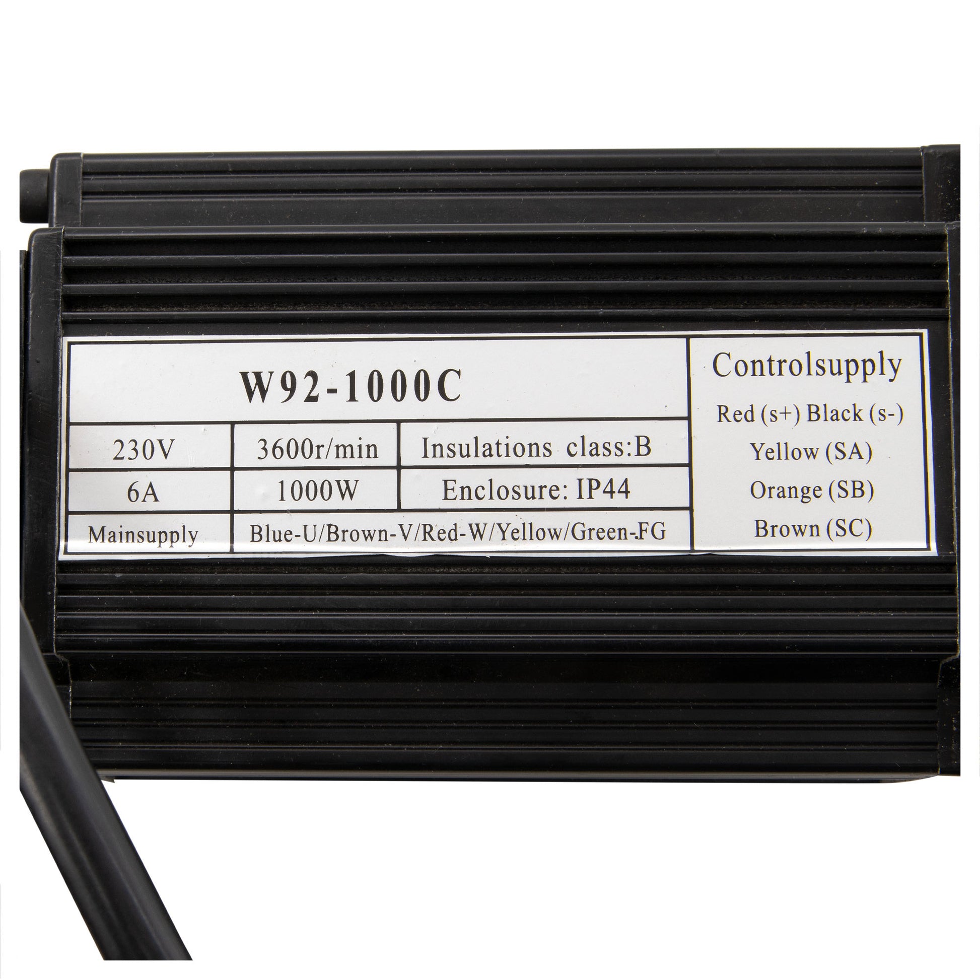 Motor, 1000 Watt Brushless, Bench Lathe