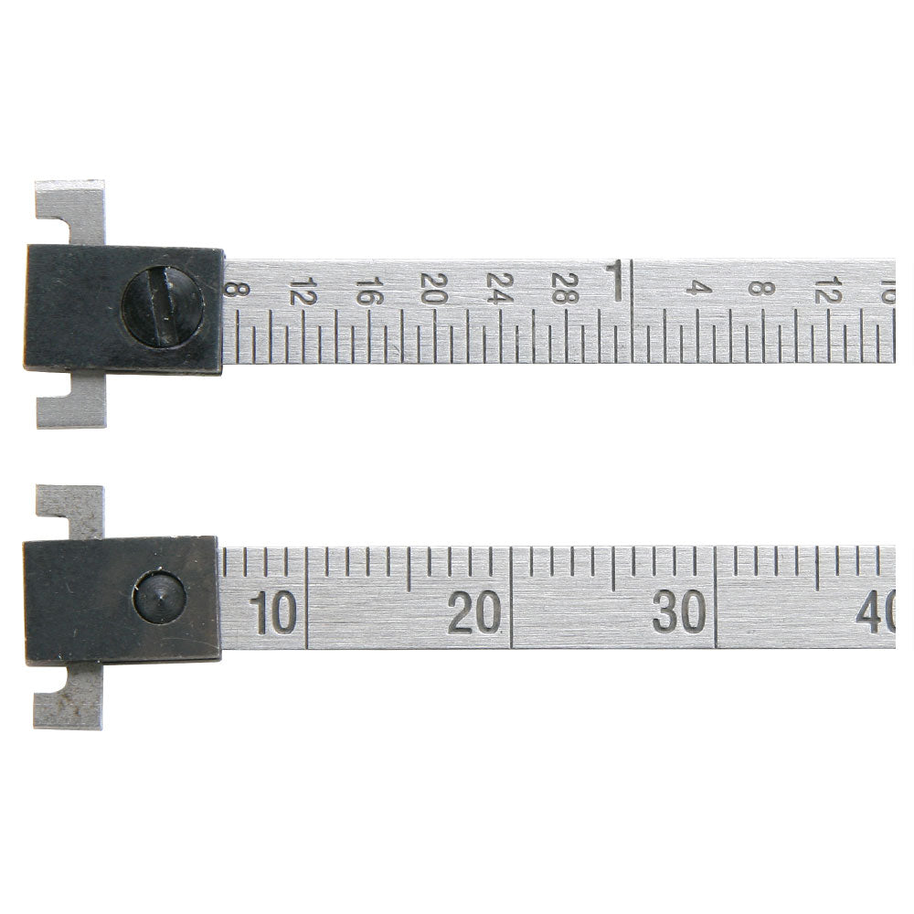 Rule, Steel, Hook 12" (32nds/ 0.5 mm), PEC