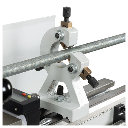 Steady Rest, 1-2", Mini Lathe, Ball Bearing - Mounted on Lathe | LittleMachineShop.com