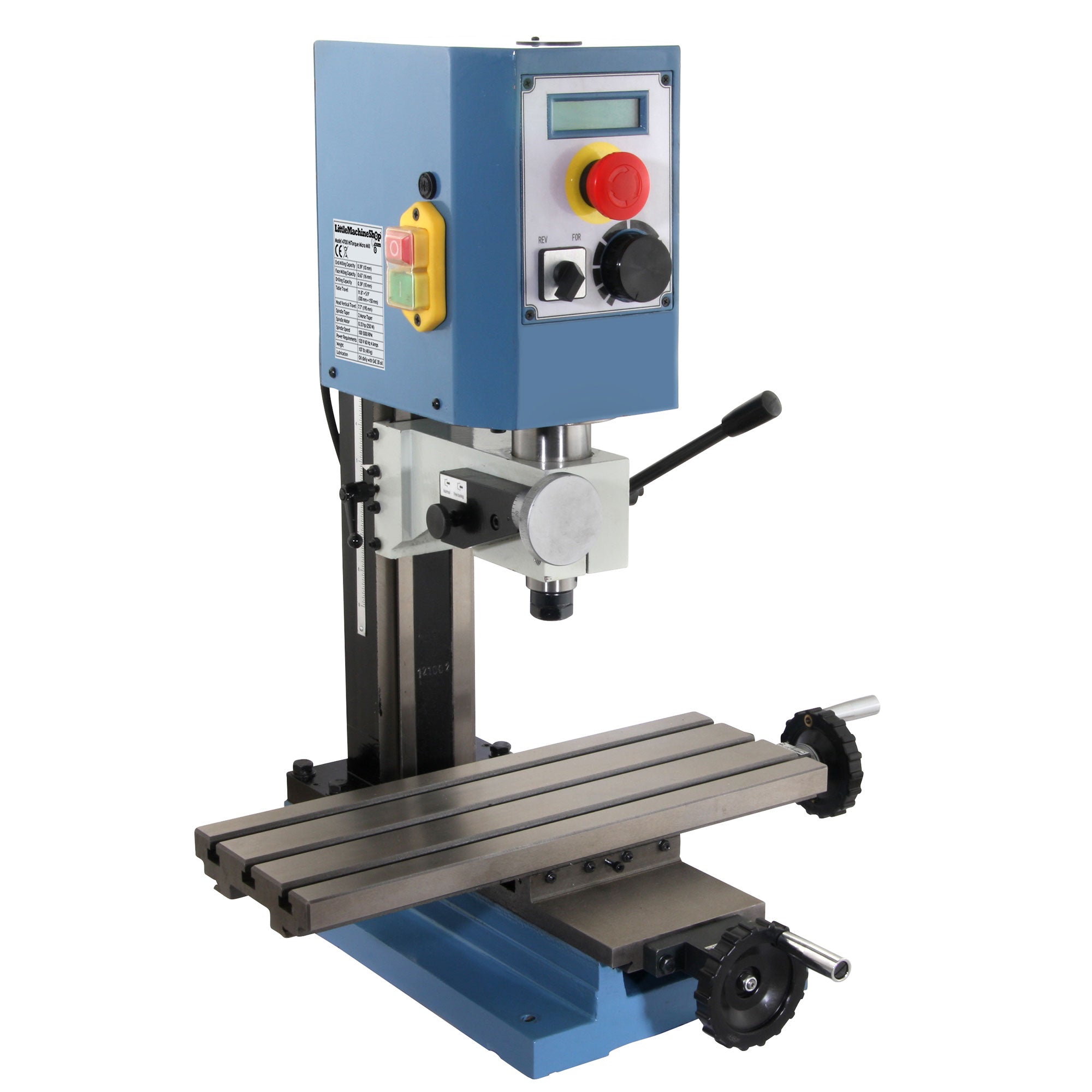 HiTorque 4700 Micro Mill, R8 Spindle | LittleMachineShop.com
