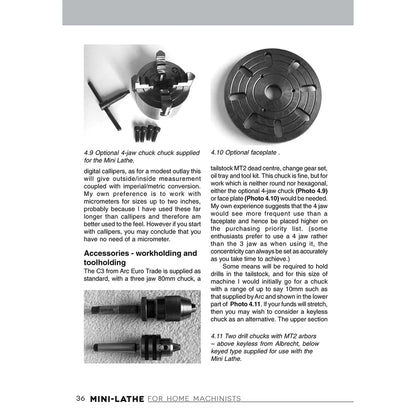 Mini-Lathe for Home Machinists