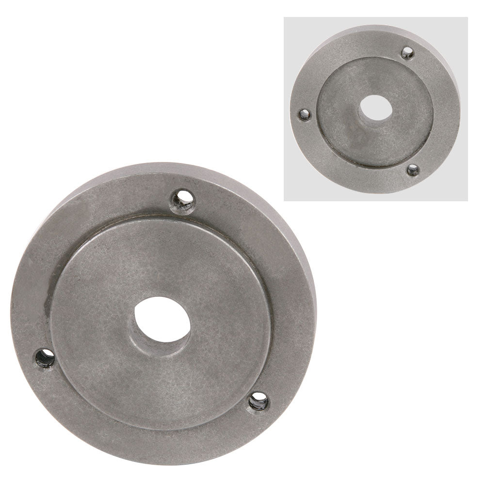 Backplate Lathe Chuck Adapter, 5" to 4"