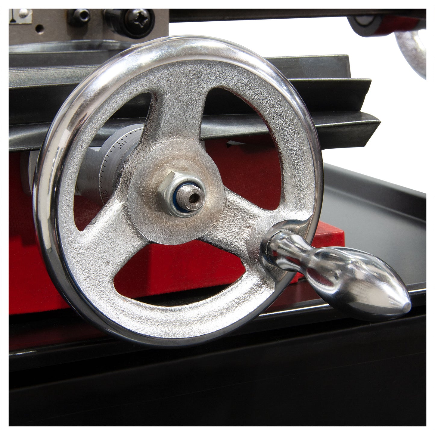 Handwheel, Mini Mill, Cast Iron/Chrome