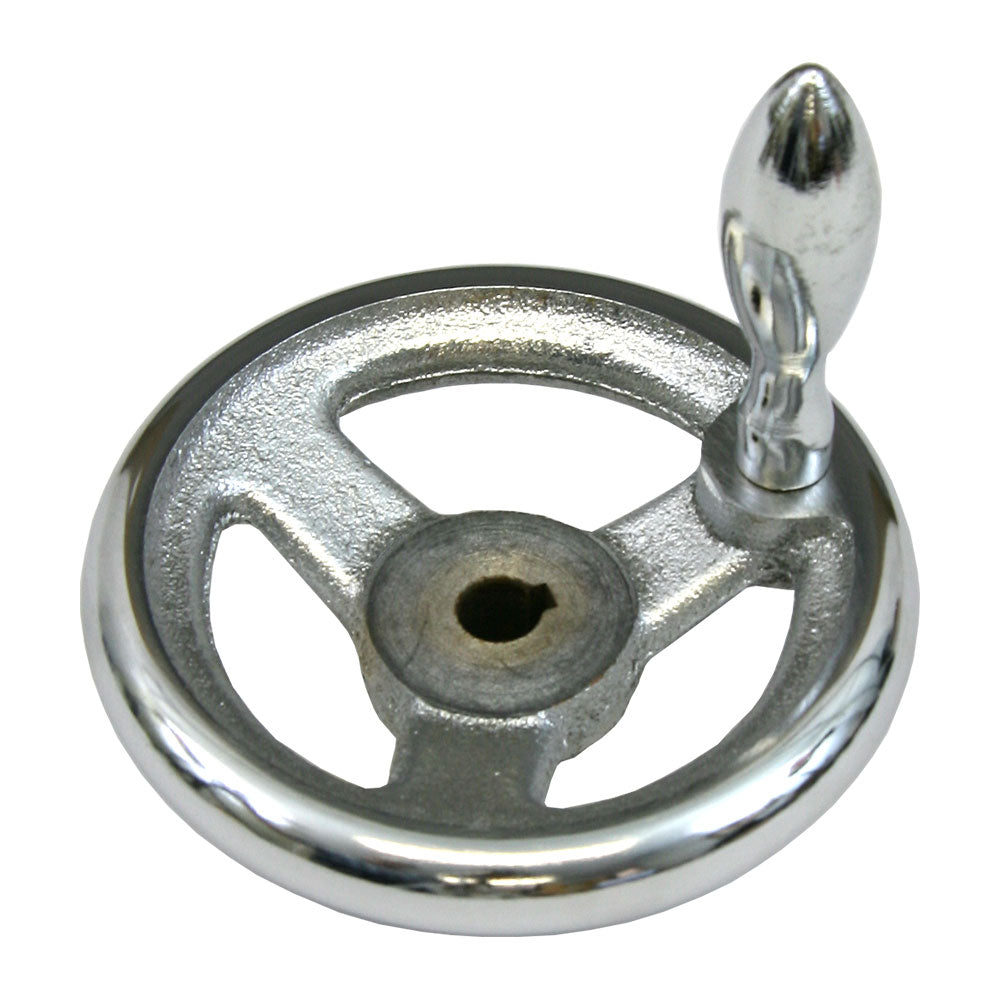 Handwheel, Mini Mill, Cast Iron/Chrome – LittleMachineShop.com
