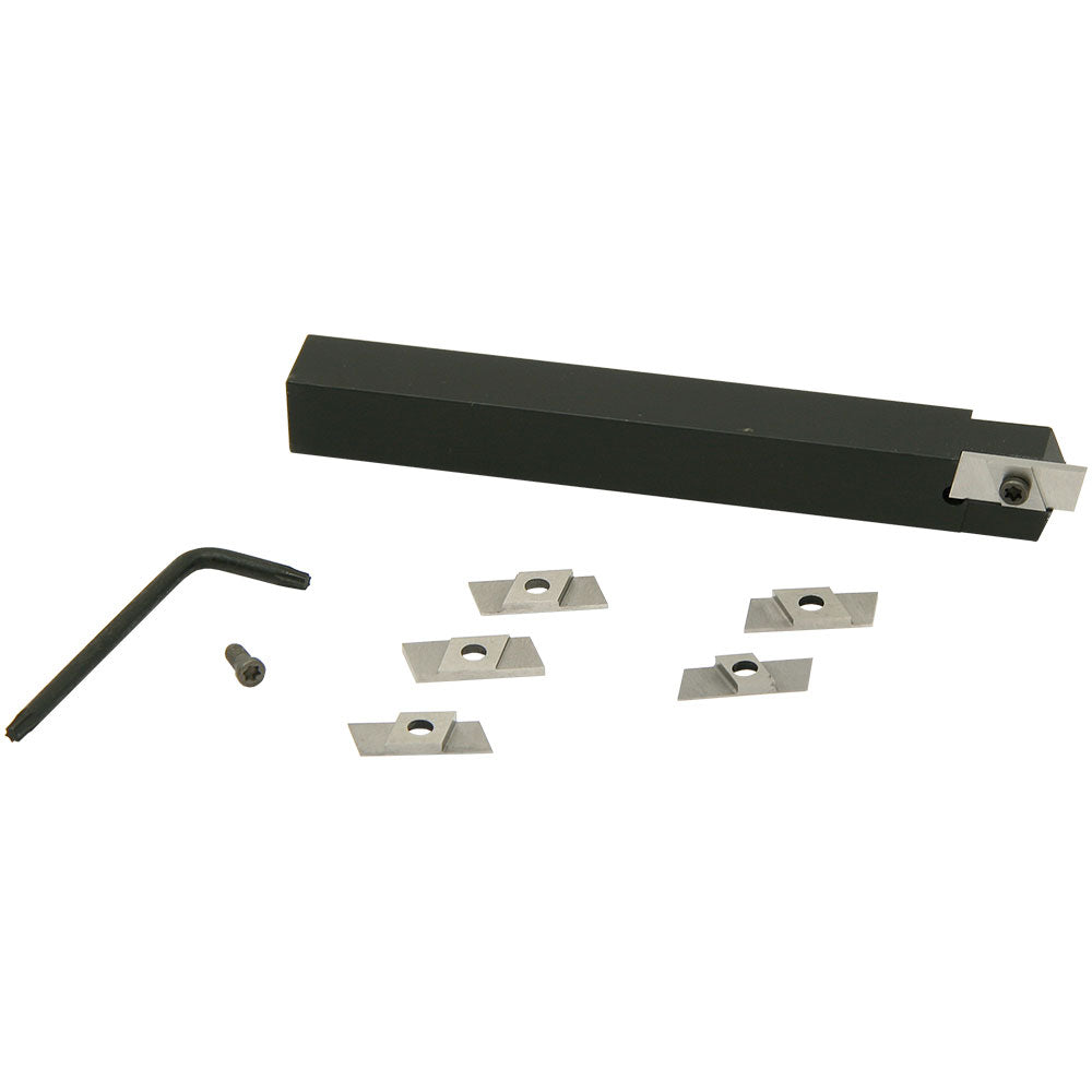 Grooving & Cut-Off Tool, 1/2" Indexable HSS Inserts, A R Warner Kit #24