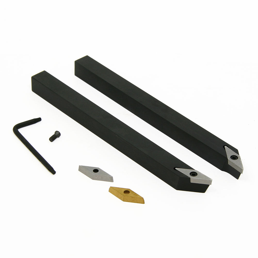 Profiling Tools, 3/8" Indexable R / L, 35 Deg Diamond Inserts, A R Warner Kit #16