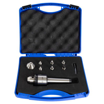 Live Center, 3MT Multi Point Precision - Product in Case - LittleMachineShop.com