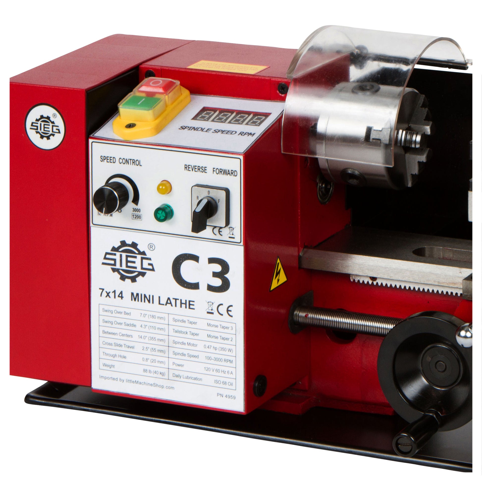 SIEG C3 7x14 Mini Lathe