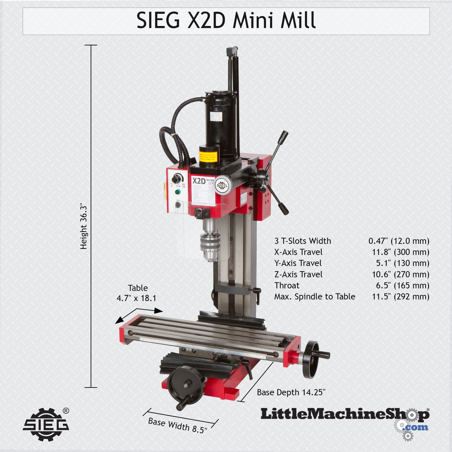 SIEG X2D Mini Mill