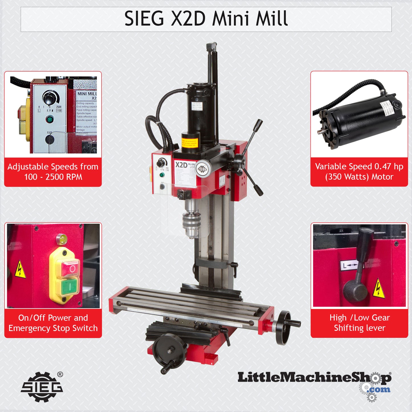 SIEG X2D Mini Mill