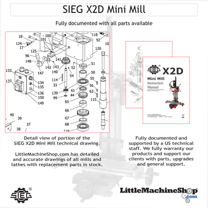 SIEG X2D Mini Mill