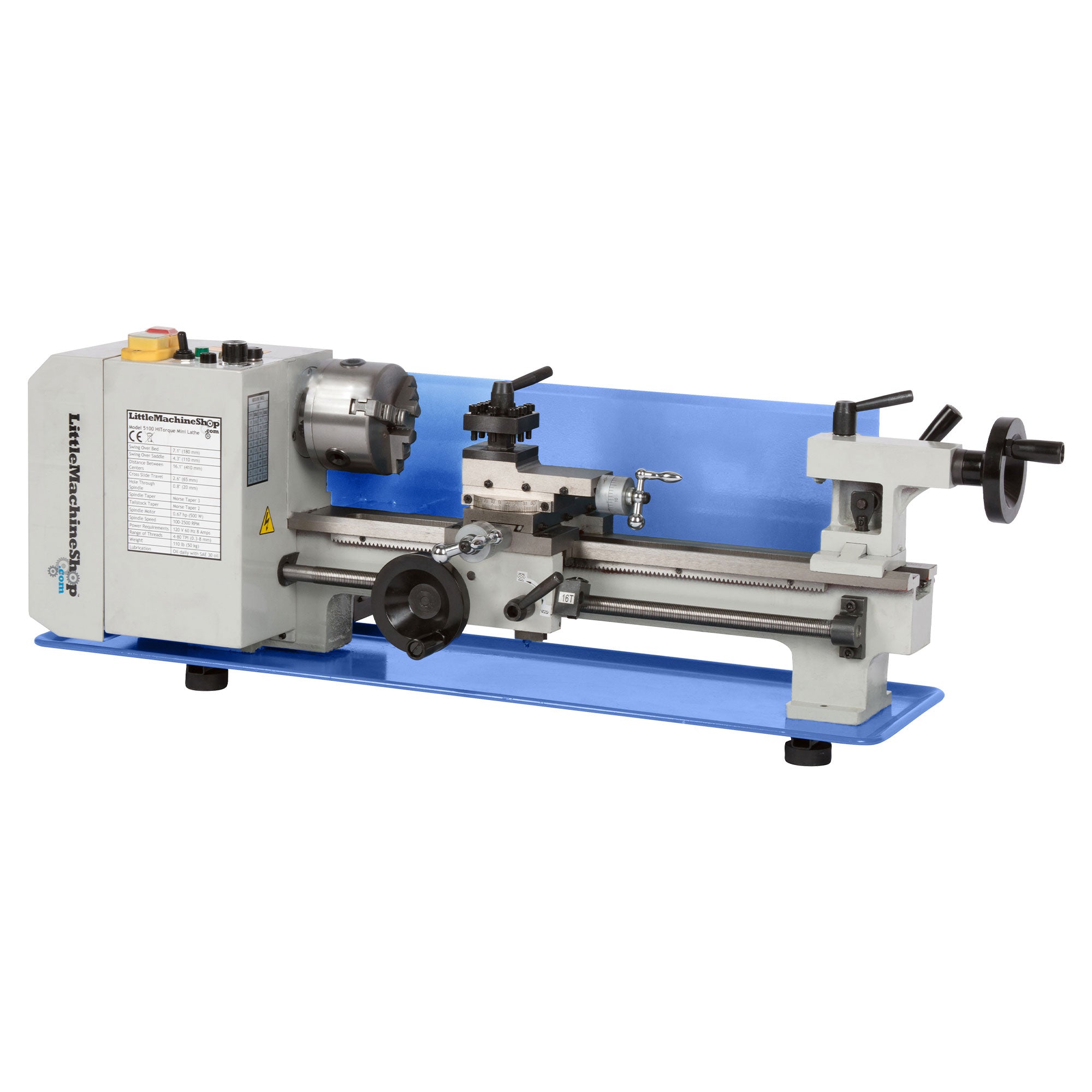 HiTorque 5100 Mini Lathe - 7x16 – LittleMachineShop.com