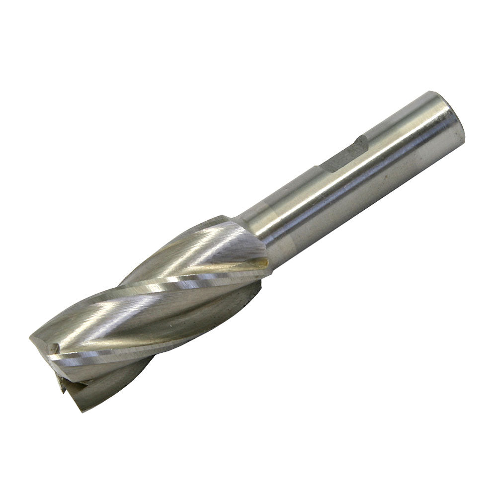 Star USA 17/32" 4 Flute HSS Single End Center Cutting End Mill - 1/2" Shank - Made In USA