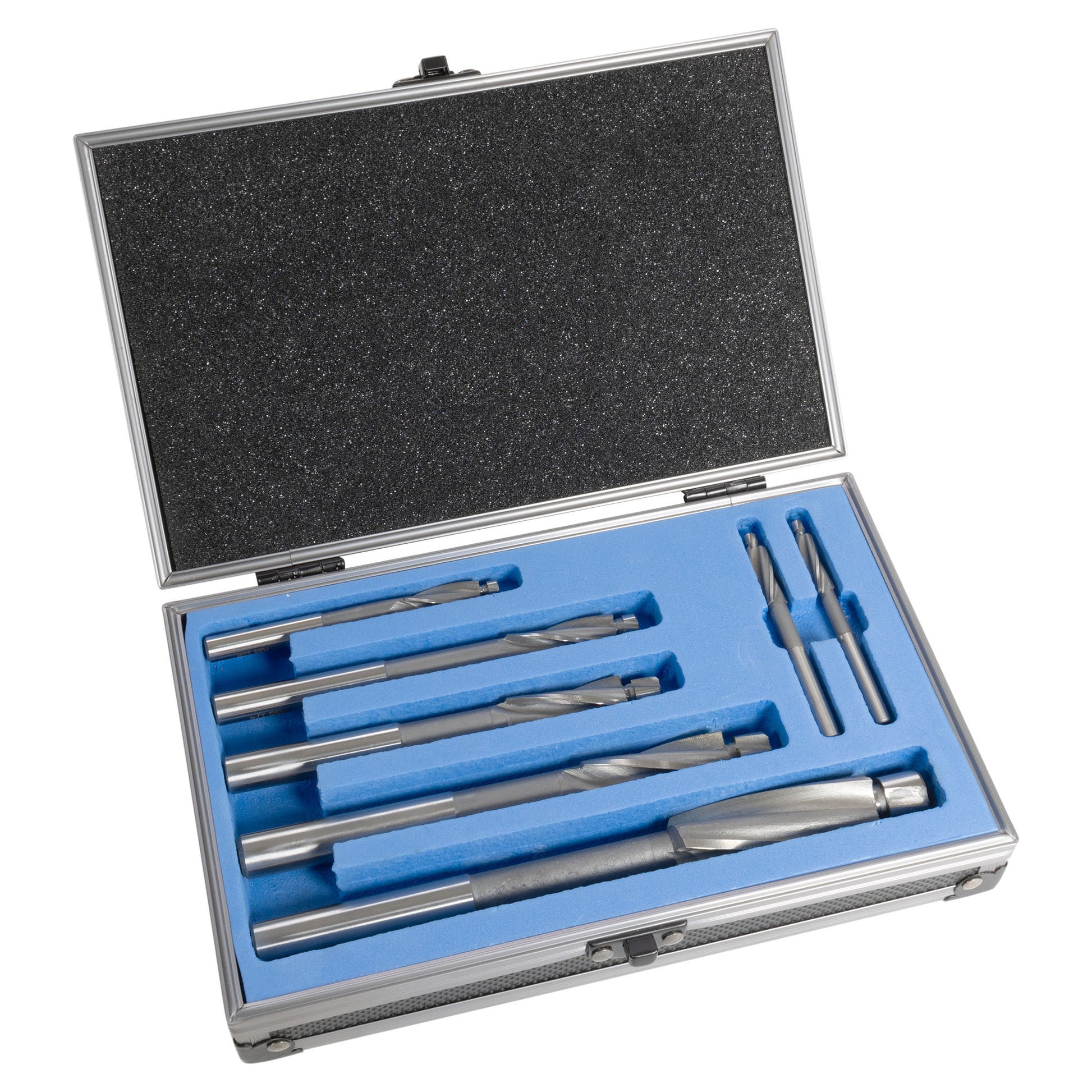 Counterbore Set, 3 Flute with Pilot, HSS, Set of 7