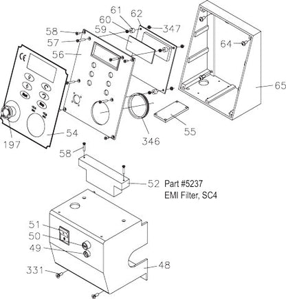 Filter, EMI, for 230V Bench Lathe Models