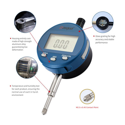 Electronic Digital Indicator, 0.5", Dasqua