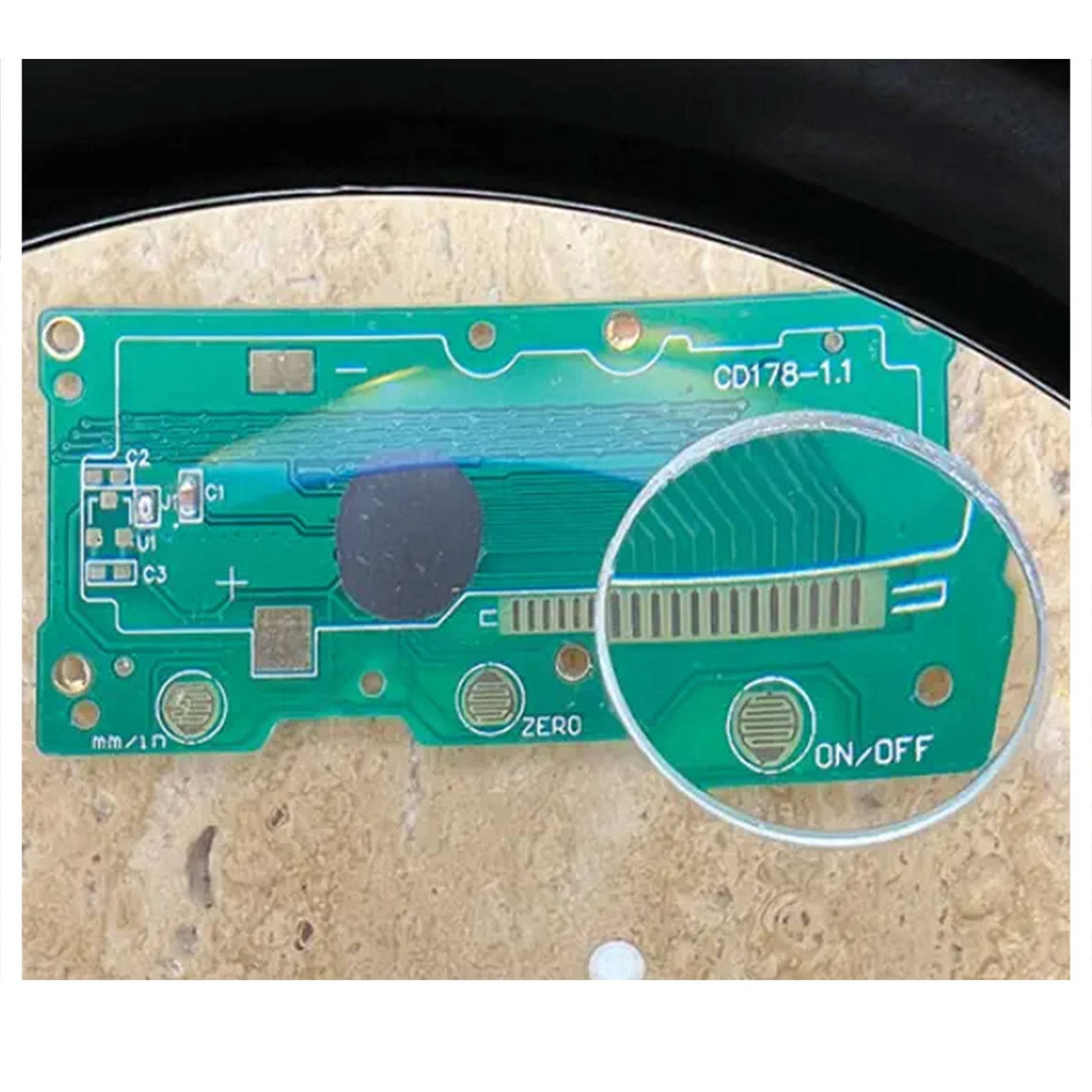 Magnifier, 8x, Desktop, LED Light