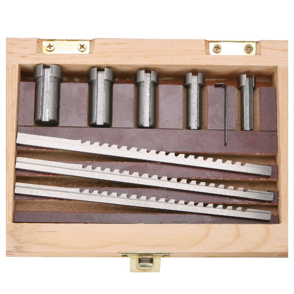 Key Broaching Set Keyway Broach Set, 9 Piece – LittleMachineShop.com