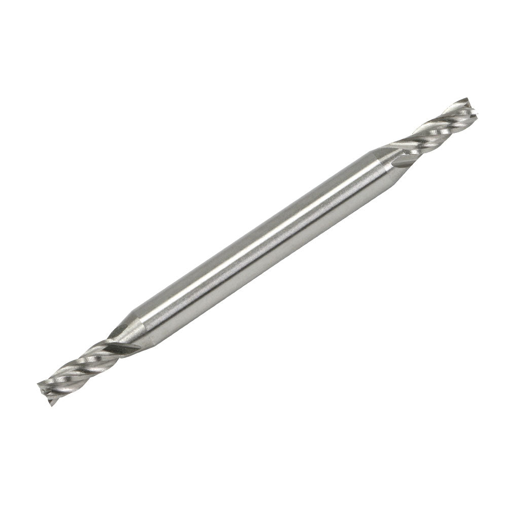 End Mill, Miniature, 1/8" 4 Flute, Double Ended, HSS